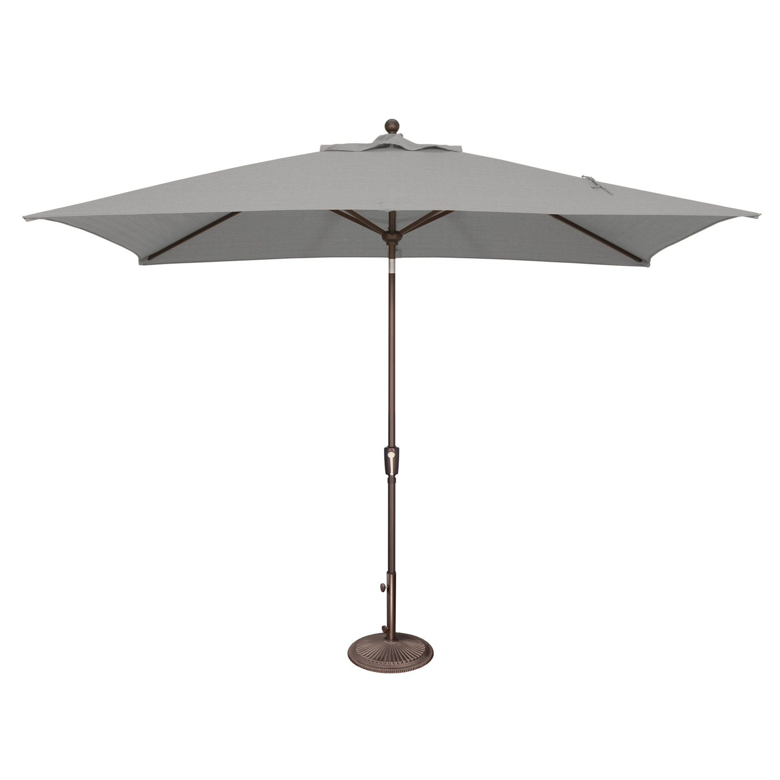 Launceston 78'' Outdoor Umbrella, Cast Silver Sunbrella, Bronze