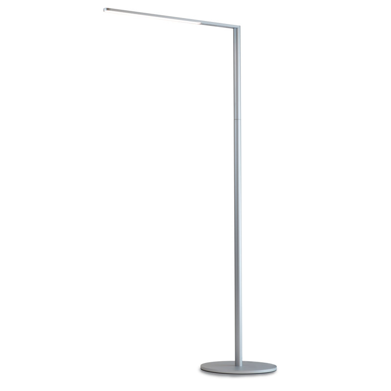 Lady7 LED Task Floor Lamp, Silver