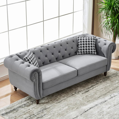 Chesterfield ‌velvet upholstery fabric Sofa