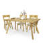 Dolins Oak Solid Wood Dining Table-484515349-484515310