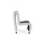 Chaise d'appoint rembourrée en coton