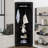 Minimalist Corner Hall Tree With Shoe Bench, Versatile Entryway Coat Rack With 4 Hooks, Corner Cabinet With Adjustable Shelf-259925063
