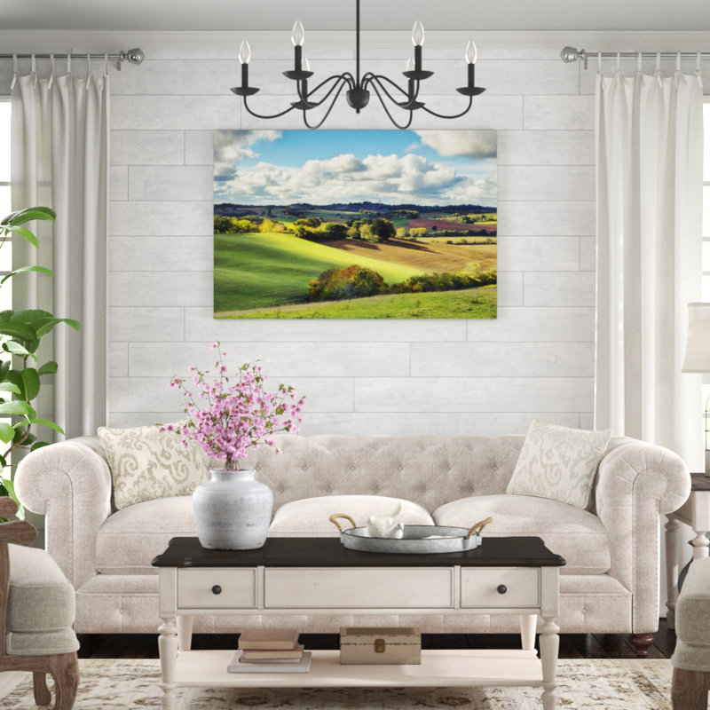 «Pastoral Countryside III», photographie sur toile, H 32 po x l 48 po