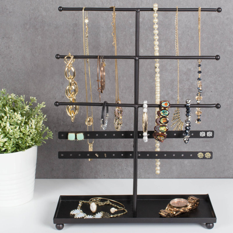 Présentoir à bijoux à 3 niveaux Boyett, Bronze
