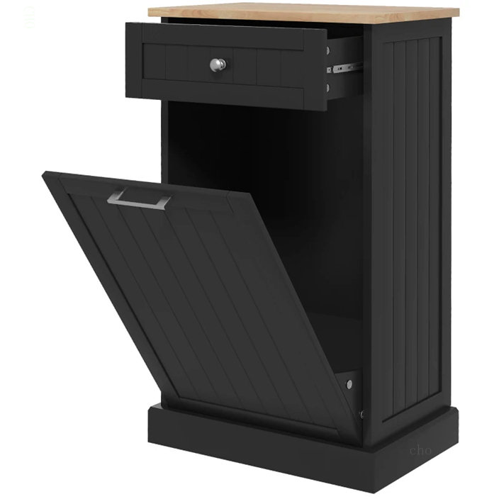 Armoire de rangement, armoire cachée pour la maison (poubelle non incluse)