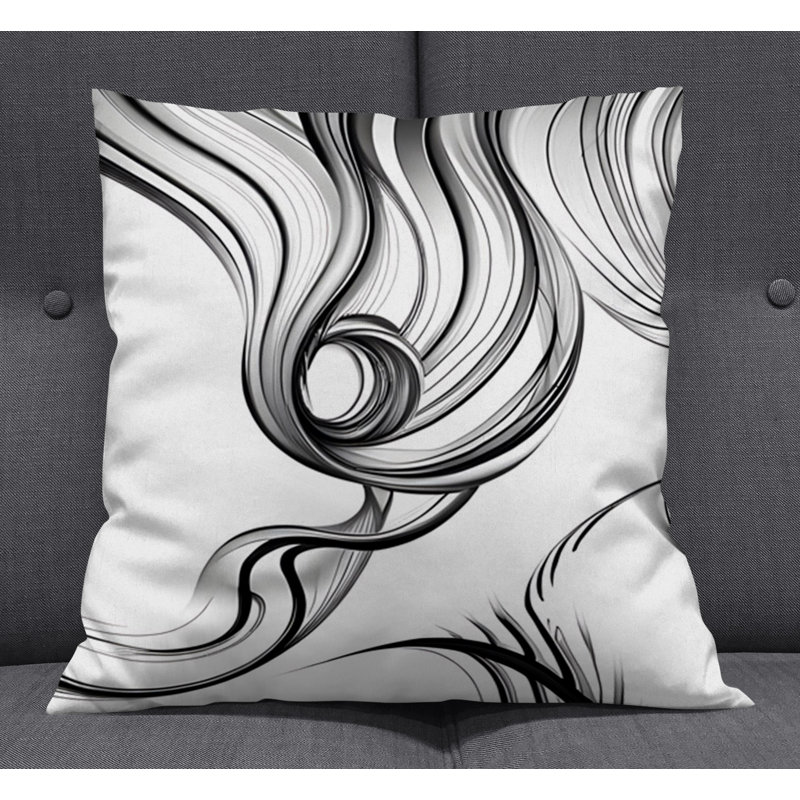 Throw Pillow, 16"H x 16"W, Pillow Cover Only - No Insert