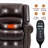 Power Lift Recliner Chair Heat Massage Dual Motor Infinite Position Up To 350 Lbs, Faux Leather, Heavy Duty Motion Mechanism With Usb Ports-965976034