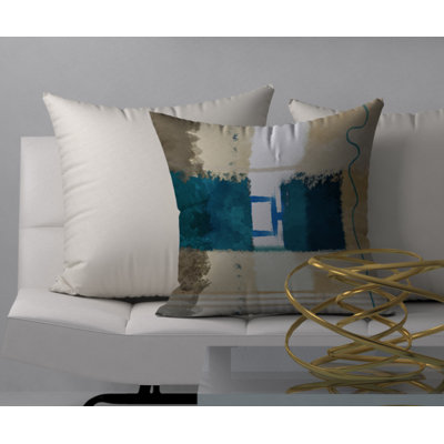 Coussin décoratif carré radiant Fizz