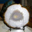 Plaque pittoresque en agate mince polie