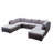 Ansonia Outdoor 8 Piece Sectional Seating Group with Cushions