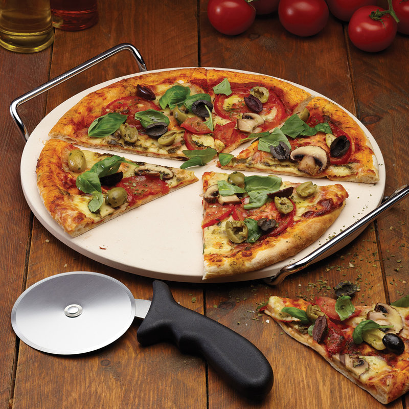 World of Flavours Italian 33cm Pizza Stone