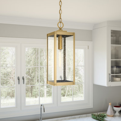 Westover 1-Light Antique Brass Mini Pendant Light