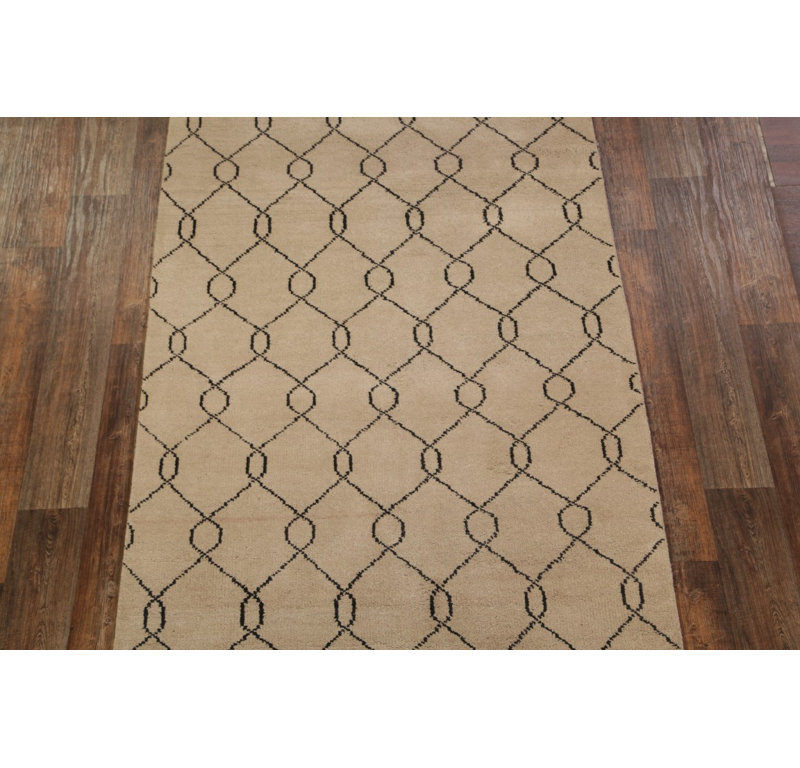 Lam Wool Geometric Indoor Rug