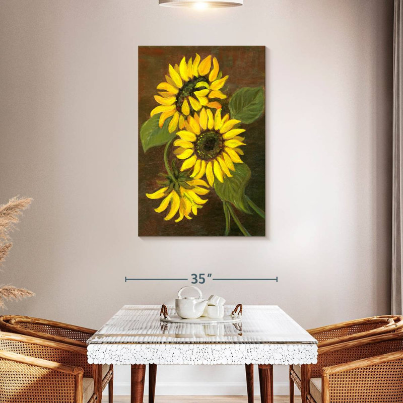 Harnek tournesols rustiques, H 45 po x l 30 po