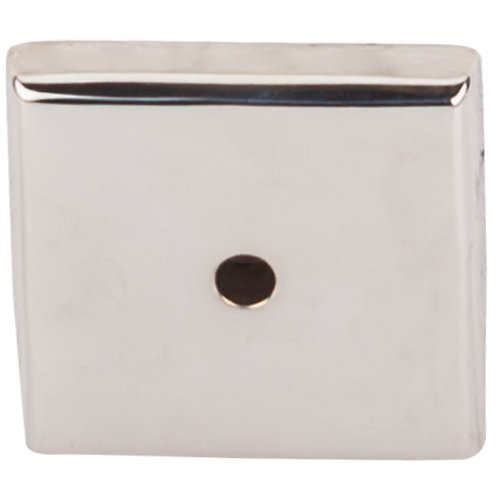 Aspen II Square  Backplate, Polished Chrome, 1.25" H x 1.25" W x 0.19" D
