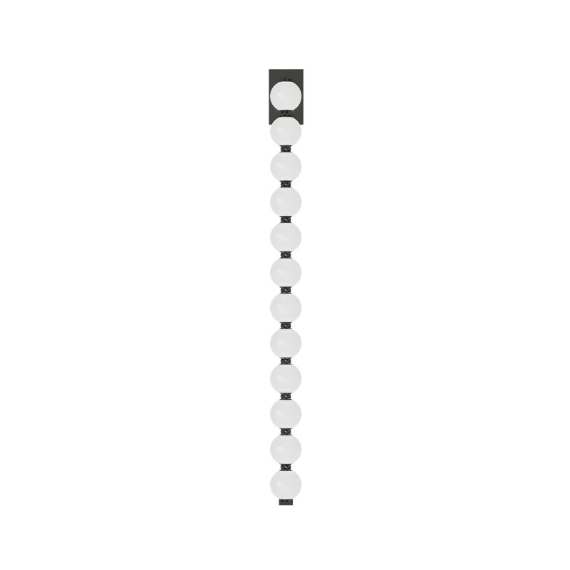 Perle 1 - Light LED Flush Mounted Sconce, 2700, Dark Bronze