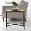 Modern History Glass End Table