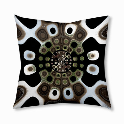 Abstract Reversible Throw Pillow