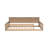 Wood Twin XL Daybed with Storage Cabinets & USB Ports – Brown Wood Daybed for Small Spaces-2384972