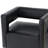 Ahbree Faux Leather Swivel Barrel Chair-831330234