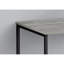 Bureau d'ordinateur, bureau personnel, ordinateur portable, installation à gauche, à droite, tiroirs de rangement, L 40 po, travail, stratifié gris, contemporain, moderne