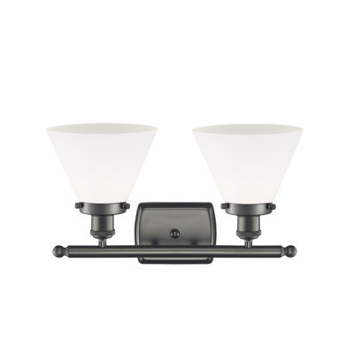 Ballston Urban Cone 2 Light 18" Bath Vanity Light