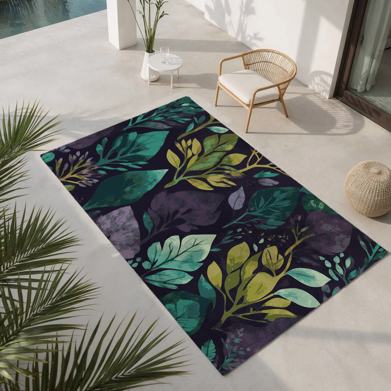 Tapis intérieur et extérieur Mystic Trellis, Rectangle 9 pi x 12 pi