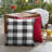 Plaid Outdoor Reversible Throw Pillow-1017042260