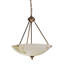 Luminaire bol suspendu unique à 2 lumières-16183497