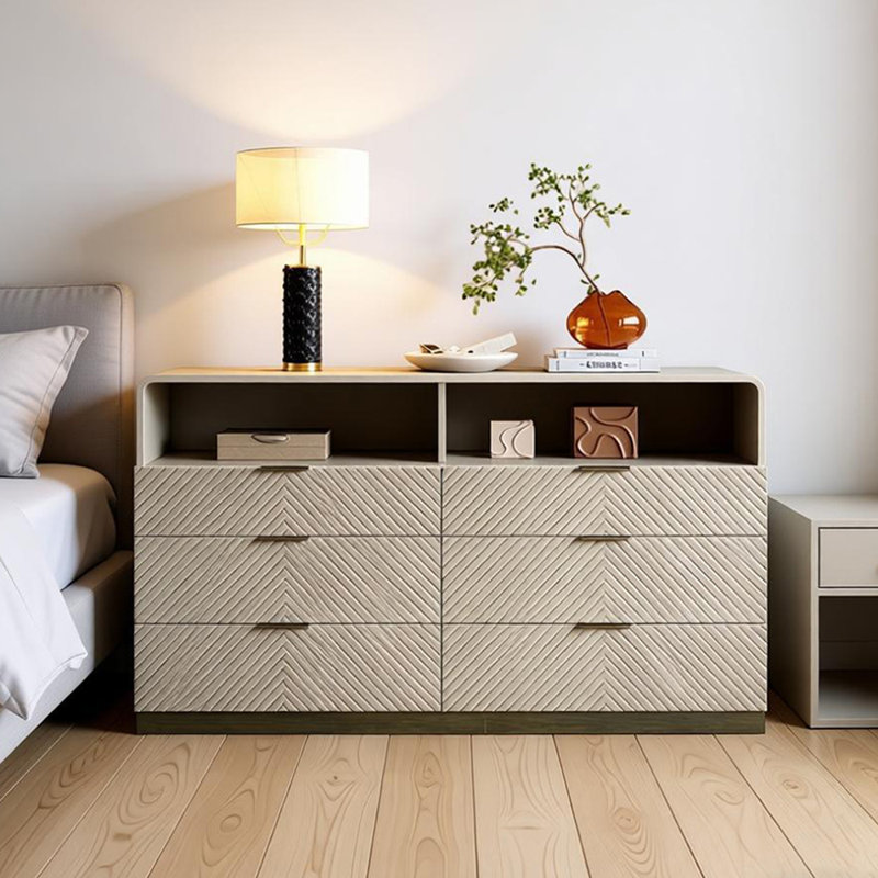 Dureau, 33.46" H x 62.99" W x 15.75" D, Light Grey
