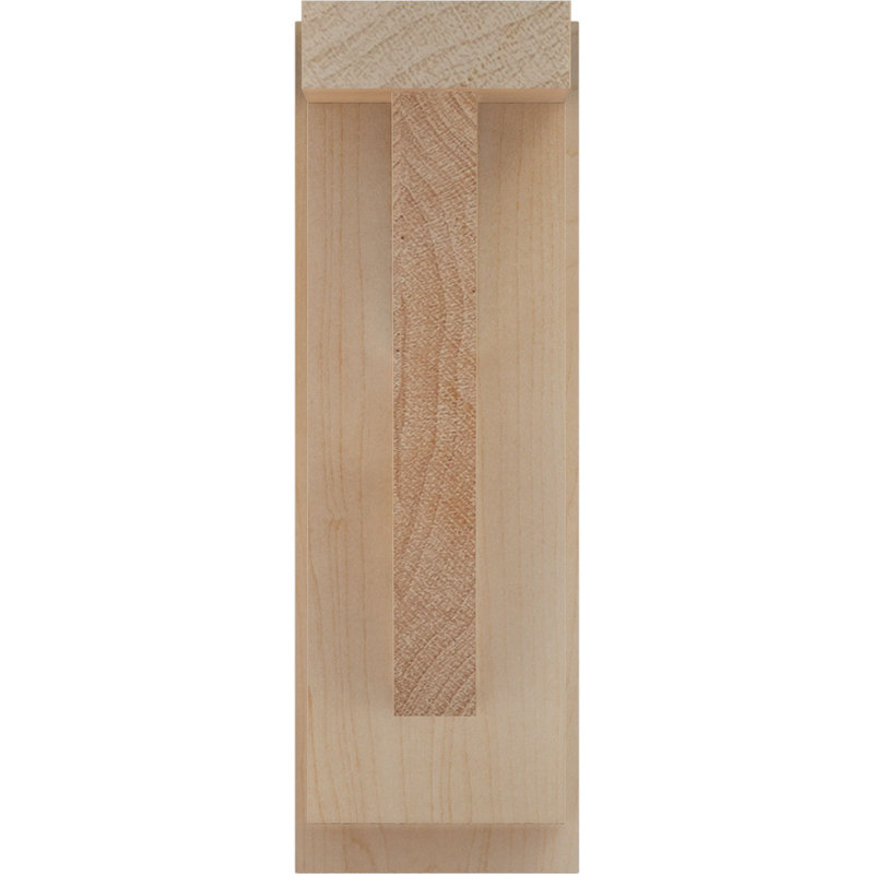Support de tablette traditionnel, Érable, H 7,50 po x l 2,50 po x P 6,25 po