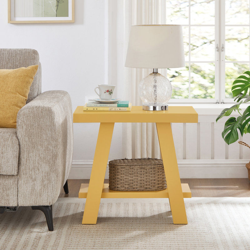 Table d'appoint Contemporary, Jaune