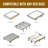 Alwyn Home Doran Hybrid  Mattress in a Box,Memory Foam & Individually Pocket Spring Medium Mattress-572824697-668994475