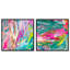 Oliver Gal Modern Party Set Abstract - Heavy Gel Top Coat Framed Canvas Art-1810952841-1810952845