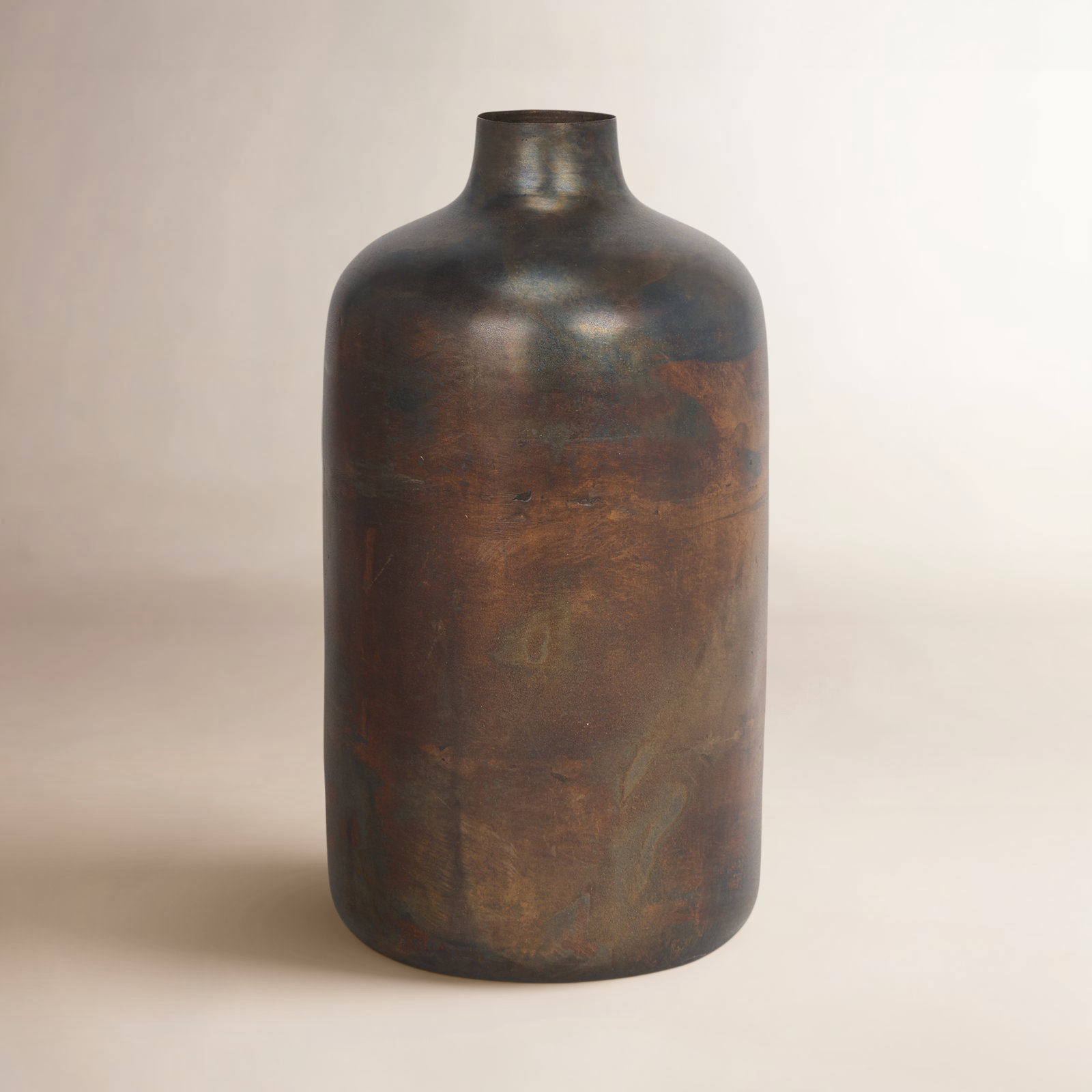 Bantice Metal Table Vase, 12.2" H x 6.3" W x 6.3" D