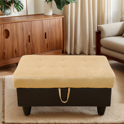 Breux Upholstered Ottoman