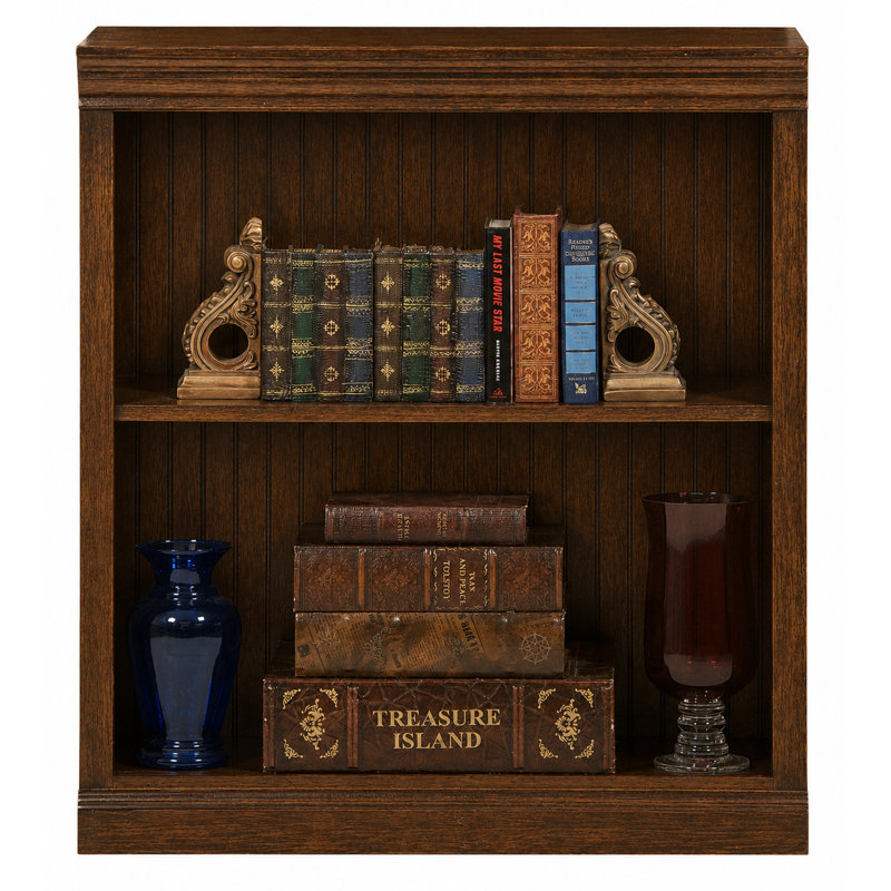 Sherita Bookcase, European Gold, (1 Shelf) 36” H x 32” W x 14.25” D