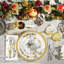Pomegranate Handmade Porcelain China Salad/Dessert Plate