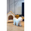 Niche pour chien en bois de cèdre avec toit surélevé Terra