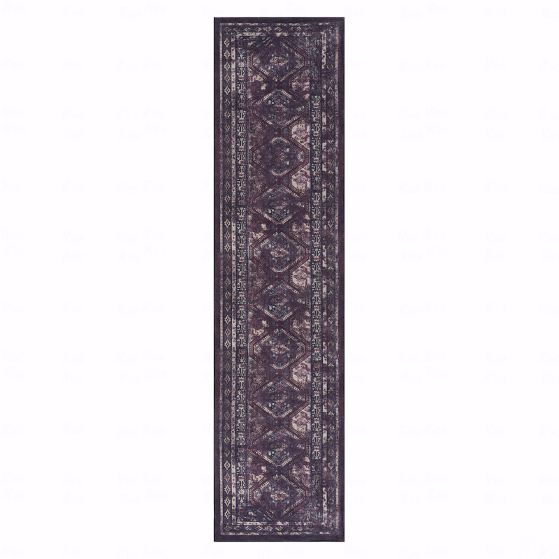 2'6" X 10' Runner Area Rug, Washable Function Rug