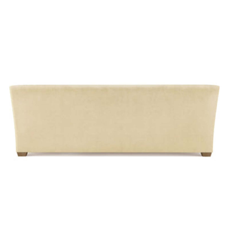 Rivington Flare Square Track-Arm Sofa, Vintage Leather Alabaster, 31" H x 96" W x 37" D, Weathered