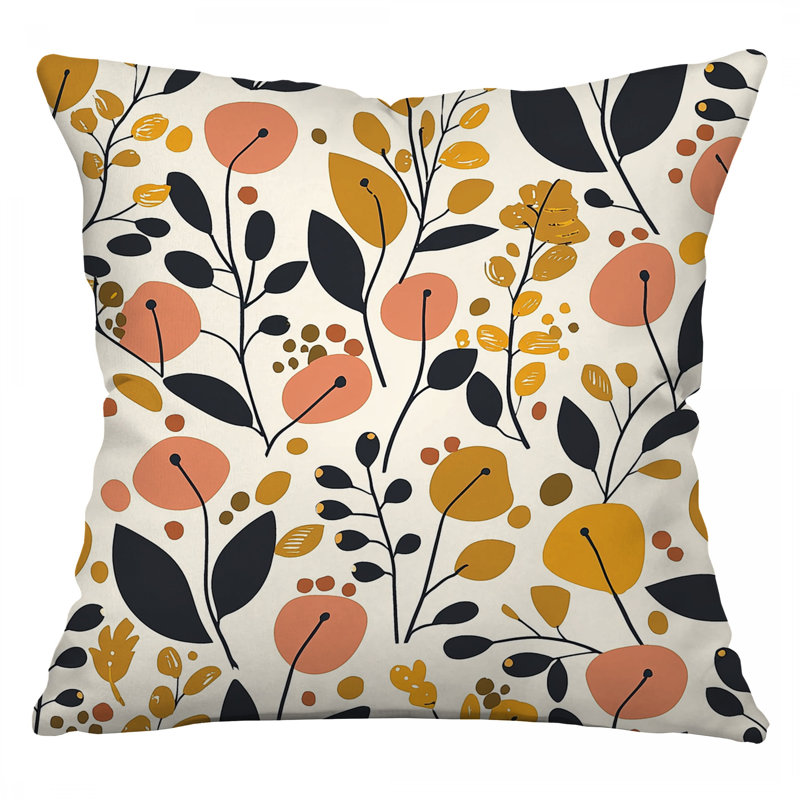 Coussin Wildflowers, Carré 14 po