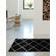 Tapis contemporain noir et argent Etowah-365332848