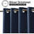Blackout Outdoor Curtains for Patio Waterproof Top & Bottom Grommet Privacy Drapes, Set of 2-1940556157-1940556148
