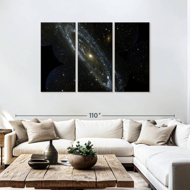 Oberle Andromeda Galaxy, 48" H x 74" W