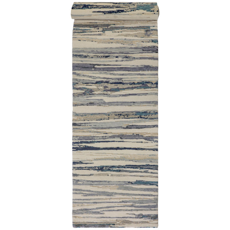 New Nepalese Skyline Wool On Cotton 2Ft6inx12ft
