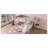 Floor Bunk Bed, Playhouse Floor Bunk Bed With Climbing Ramp, Ladder, Safety Guardrails-1446414787