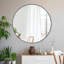 Miroir mural moderne à cadre rond-88291204-88045799