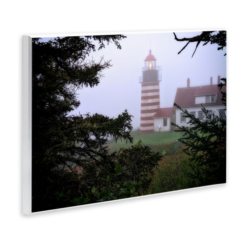 Plaque murale Socked In By Fog, design par Rick Berk, H 13 po x l 19 po
