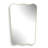 Undulating Reversible Engineered Wood Wall Mirror